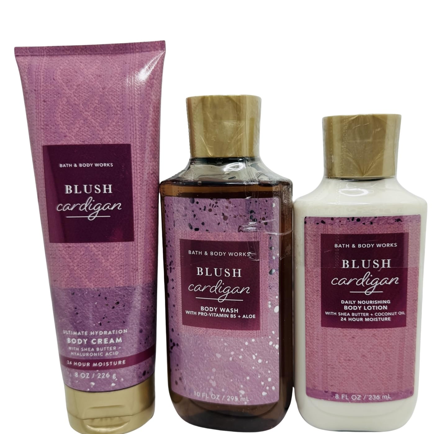 Bath & Body Works Body Blush 3-Piece Set - Gel Wash, Lotion & Ultimate Hydration Cream