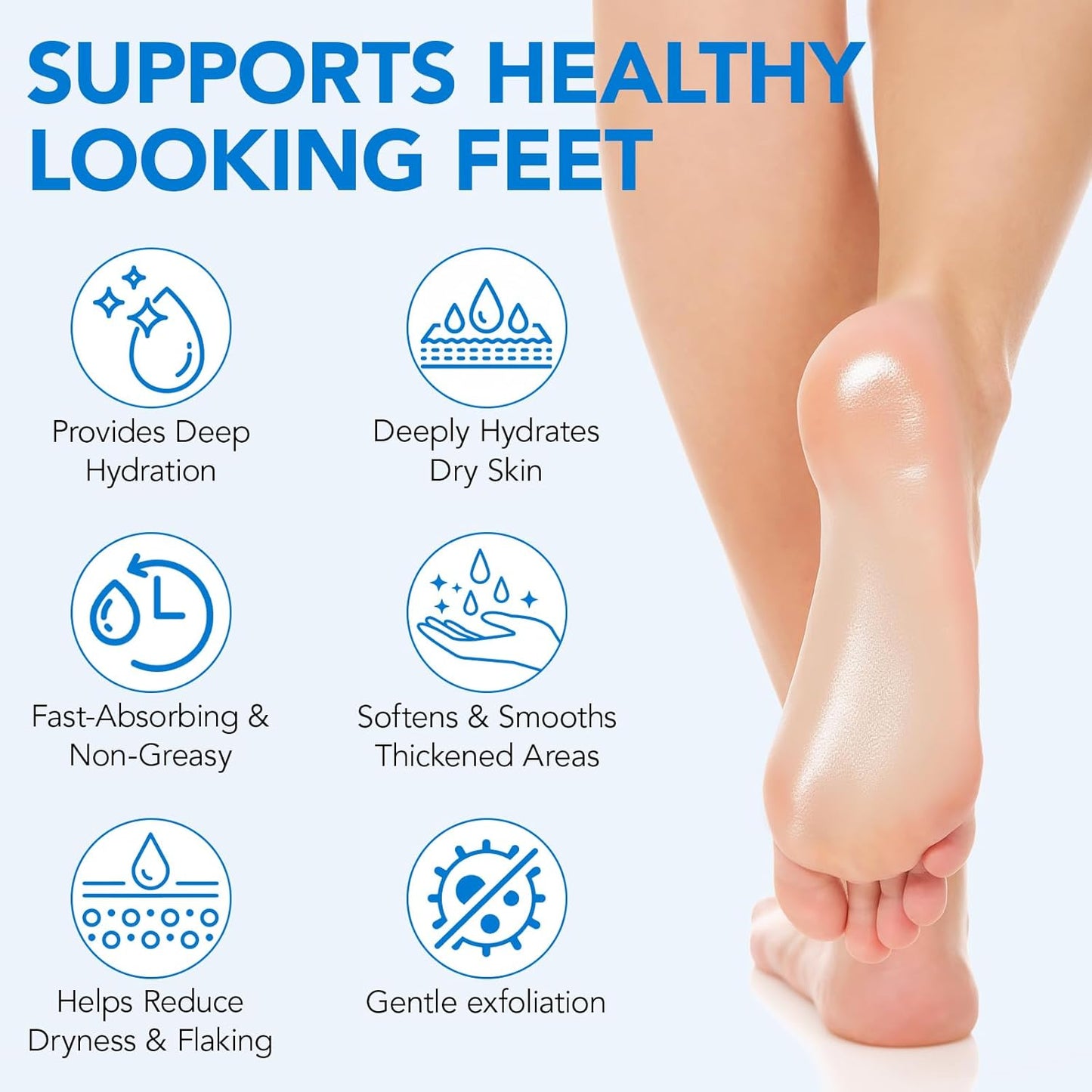 Skiennix Urea Foot Cream Stick - 60% Urea & 2% Salicylic Acid for Dry Cracked Skin | 1.41 oz Hydrating Moisturizer