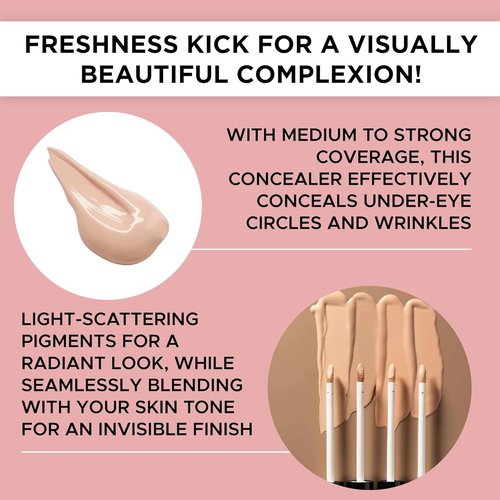ARTDECO Waterproof Concealer - Soft Peach - Full Coverage Matte Finish for Dark Circles - 0.24 Fl Oz