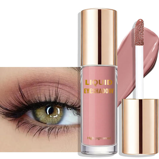 Skiennix Dusty Rose Liquid Eyeshadow - High-Pigmented Cream-to-Powder Formula for Smooth Blending | Multiuse Makeup for Eyes & Cheeks