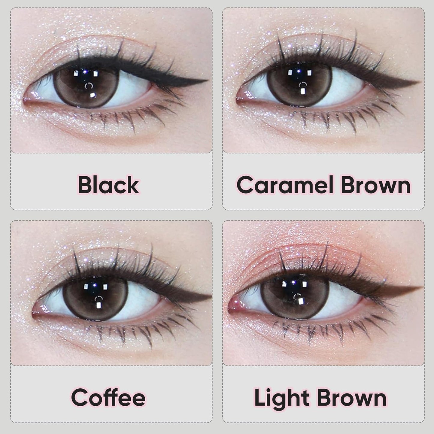 Skiennix Waterproof Gel Eyeliner Pencil - Highly Pigmented & Smudge-Proof - Ultra-Fine Tip for Precise Application - 01 Black