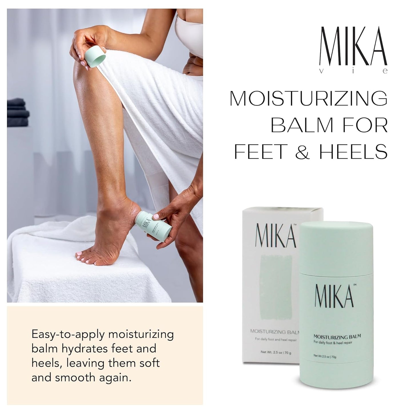Skiennix Foot Balm & Socks - Moisturizing Urea Cream for Dry, Cracked Feet | Softens & Exfoliates Skin