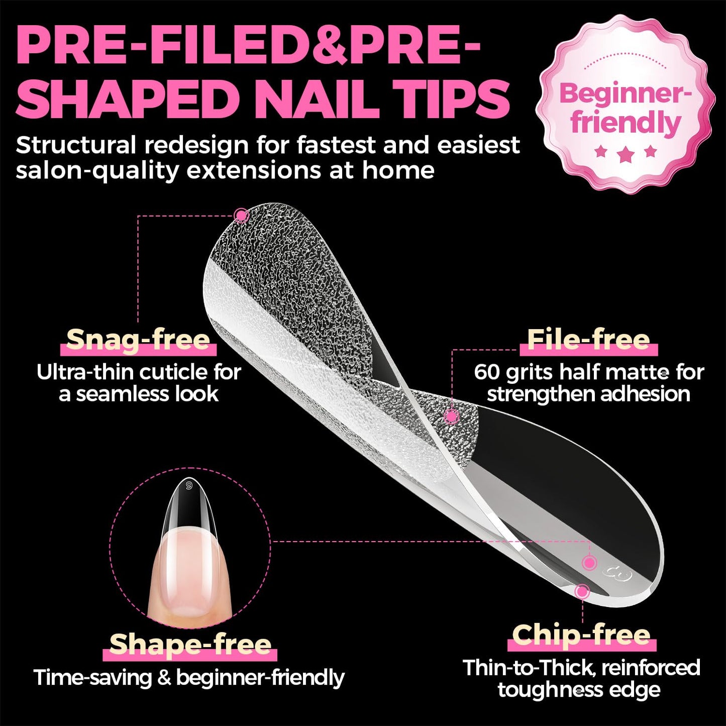 UNA GELLA Gel Nail Glue, Solid Nails Gl ue Gel 40g Lamp Curing Needed Soak Off G LUE Strong Nail G LUE G el for Acrylic Fake Nails Tips Extension Press On Nails for Gelly Tips