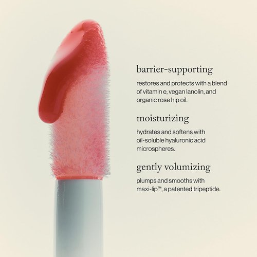 Goop Beauty Hydra-Barrier Gel Gloss - Hydrating Lip Gloss with Hyaluronic Acid & Vitamin E | Tulip - Sheer Hot Pink | 0.13 oz
