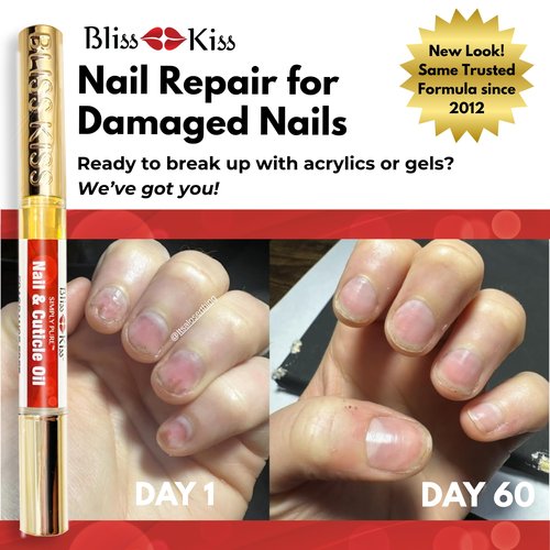 Bliss Kiss Simply Pure Nail Oil w/Bali Mango Bundle