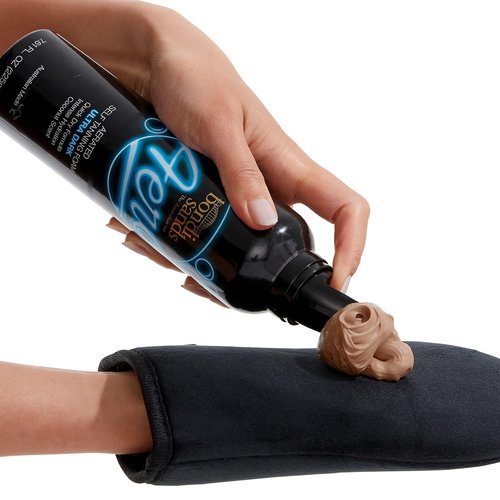 Bondi Sands Aero Ultra Dark Self Tan Foam - Lightweight Sunless Tanning Foam + Reusable Application Mitt