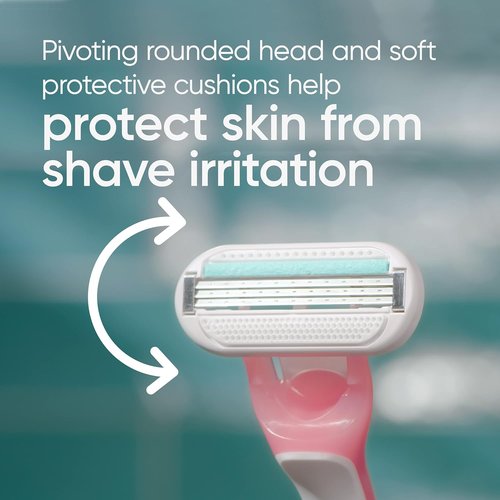 Gillette Venus Sensitive Women's Disposable Razors - Pack of 3 for Gentle Shaving