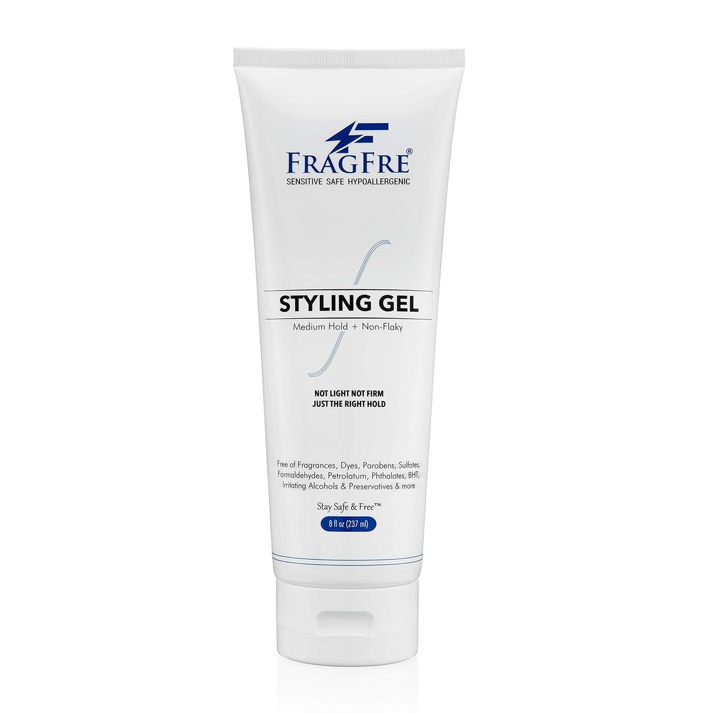 Skiennix Styling Gel - Fragrance-Free Medium Hold Hair Gel for Sensitive Skin | 8 oz, Hypoallergenic, Vegan
