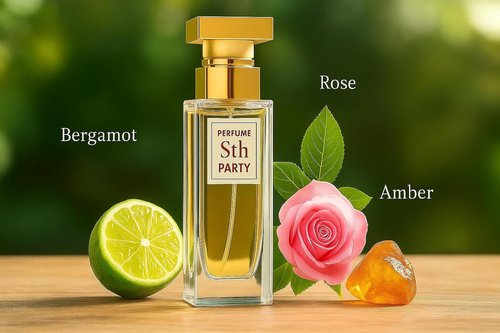 Regine Switzerland Women's Perfume - Long Lasting Bergamot, Rose & Amber Fragrance | 30ml Gold Cap Bottle