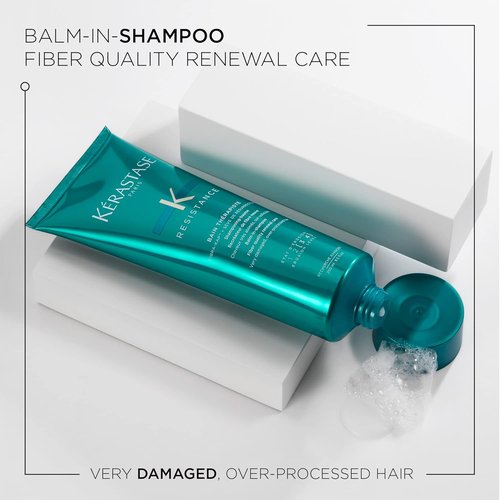 Kerastase Resistance Bain Therapist Balm-In Shampoo - Fiber Quality Renewal Care, 15 Ounce