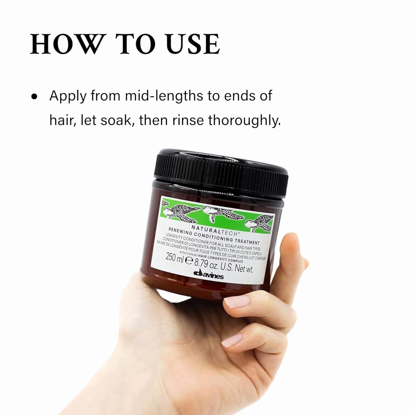 Davines Naturaltech Renewing Conditioning Treatment - Anti-Aging Formula for All Hair Types | 8.45 Fl Oz