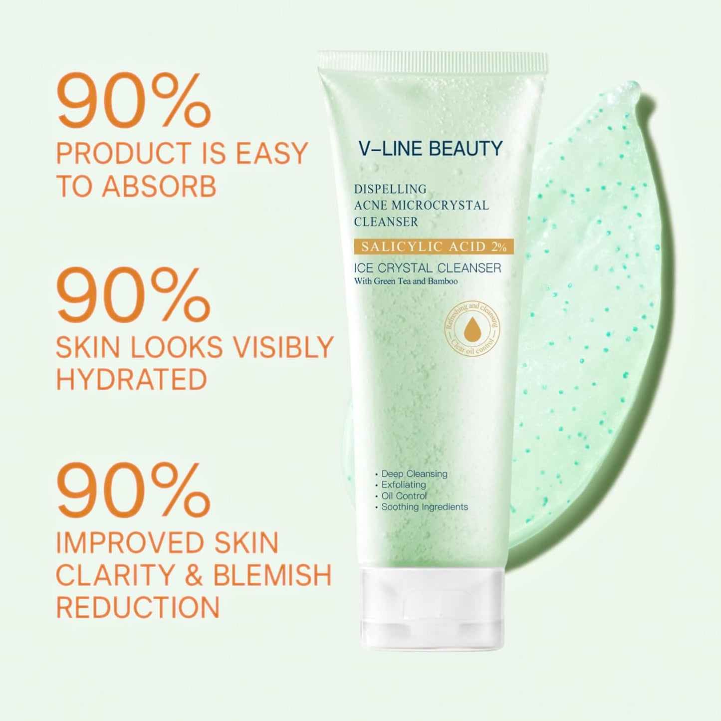 Skiennix Microcrystal Deep Cleansing Gel Scrub - 2% BHA & Glycerin for Acne-Prone Skin, 4 oz