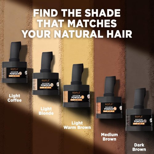 5PCS Root Cover Up Powder for Women, Root Touch Up Hair Color for Gray Coverage, Hairline Powder Instantly Conceals Hair Loss Thinning Hair Bald Spot for Bald Spots, Eyebrows, Beard Line (Dark Brown)