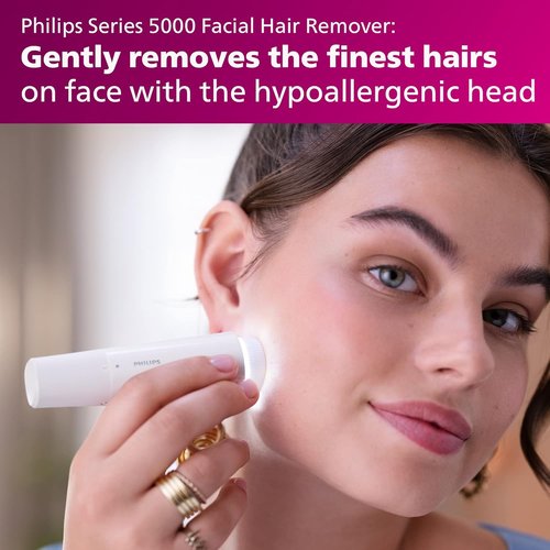 Philips Beauty Electric Shaver Series 8000 - Cordless Facial Hair Remover, Model BRL166/91