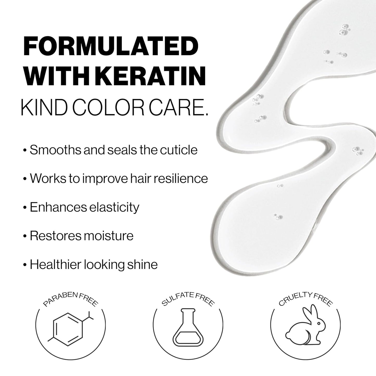 Keracolor High Shine Tinted Hair Gloss - Sheer Color-Enhancing In-Shower Treatment, Red, 8 Fl Oz