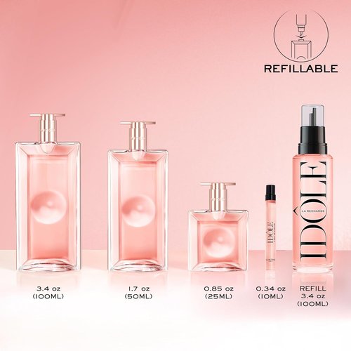 Lancôme Idôle Eau de Parfum - Long-Lasting Fresh Floral Fragrance with Bergamot, Jasmine & Vanilla