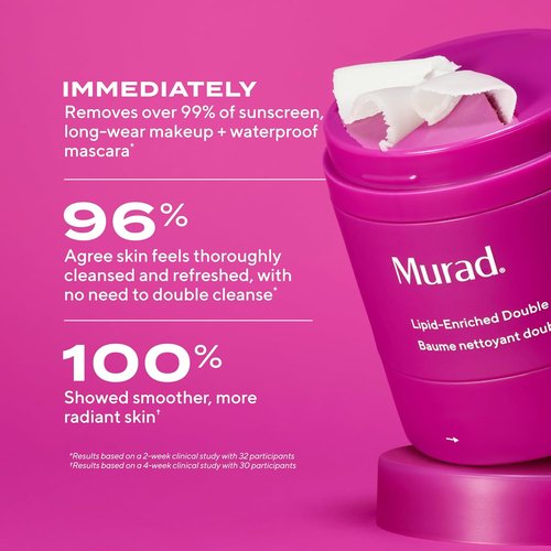 Murad Lipid-Enriched Double Cleansing Balm - Hydrating Balm-to-Oil Makeup Remover | 1.7 Fl Oz