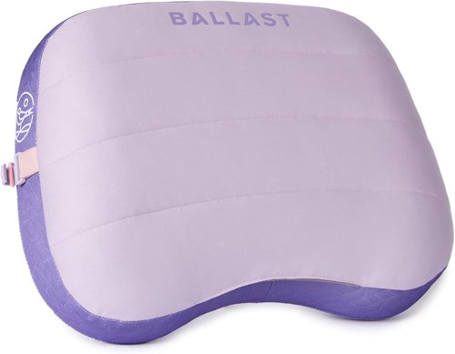 Ballast Beach Pillow - Comfy & Durable Inflatable Pillow with Patented Sand Pouch | Starlight Purple