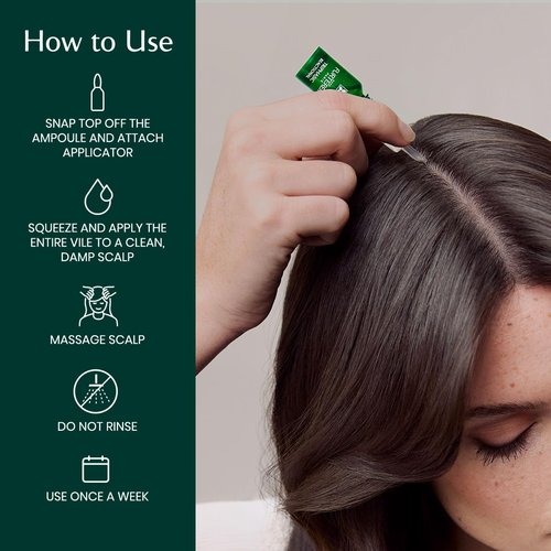 Rene Furterer Triphasic Concentrated Serum for Thinning Hair - Drug-Free & Breastfeeding Safe - 12 Ct.