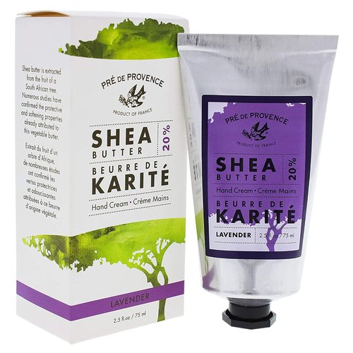 Pre de Provence Hand Cream - Shea Butter Enriched Moisturizing Formula | 75ML Lavender Scent