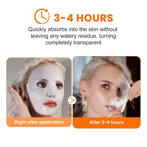 GJNL Collagen Deep Hydrating Face Mask - Pore Minimizing & Elasticity Boosting | 34g x 4 Sheets
