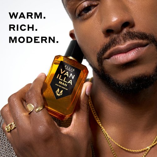 Ellis Brooklyn VANILLA MAN Eau de Parfum, Warm Spicy Fragrance for Men with Vanilla Absolute, Bergamot, Clary Sage & Cedarwood, Vegan, Cruelty-Free, Sustainable Ingredients, 50ml/1.7 fl oz