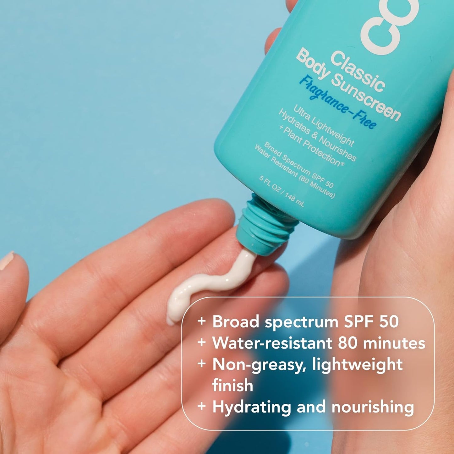 COOLA Organic Sunscreen SPF 50 - Dermatologist Tested Body Lotion for Daily Protection | 5 Fl Oz, Vegan & Gluten Free