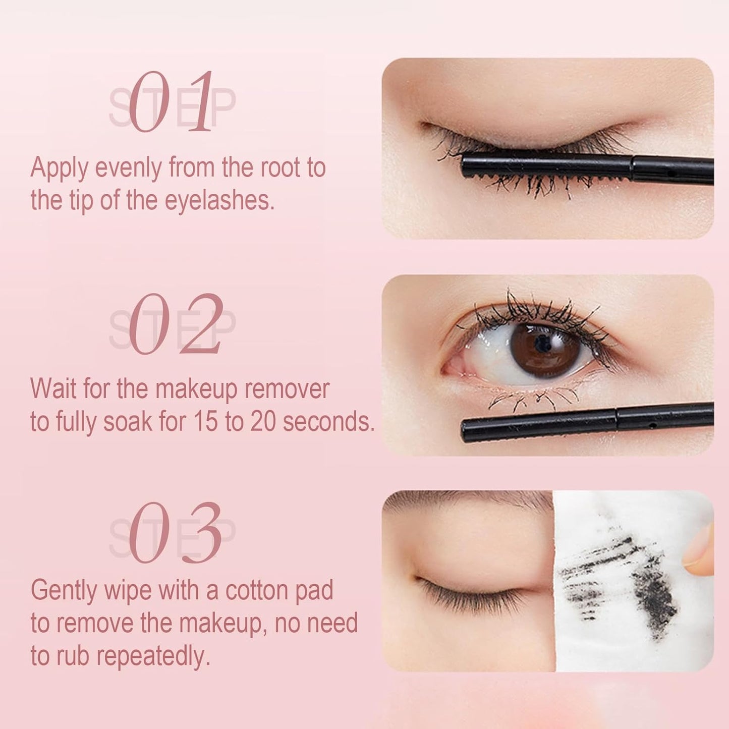 Upgrade Speedy Mascara Remover - Gentle Eye Makeup Remover for Waterproof Mascara & Eyeliner