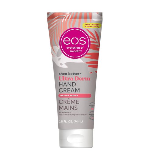 Eos Shea Better Hand Cream - Coconut Hydrating Lotion for Soft Skin | Instant Moisture + Protection | 2.5 oz