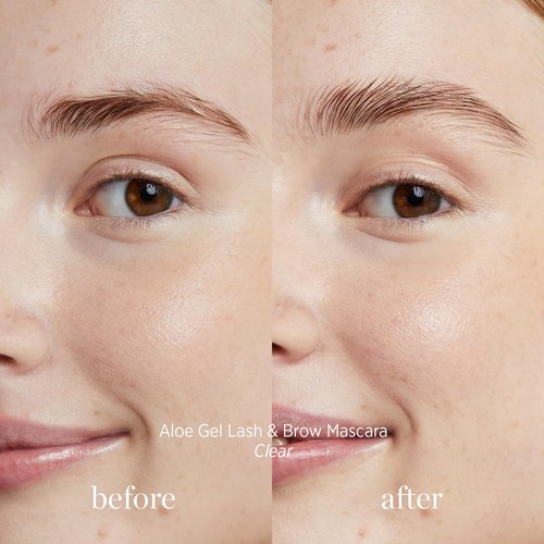Ere Perez - Natural Aloe Gel Lash & Brow Mascara | Lengthens, Defines, Sweat-Proof | Clear, 0.35 oz | Vegan, Cruelty-Free