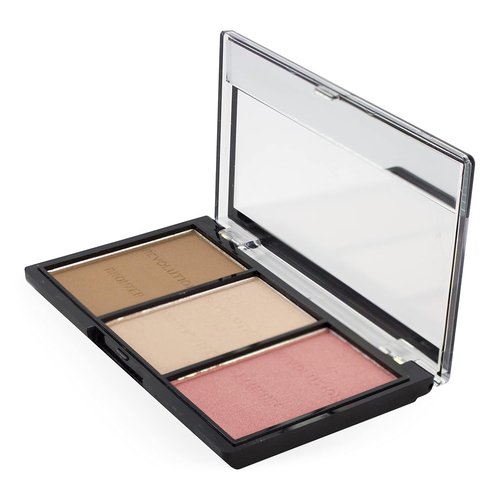 Makeup Revolution Ultra Sculpt & Contour Kit - Define Features with Vegan Formula | Ultra Fair C01, 3.6g