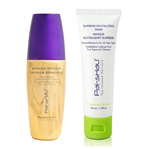 Pai-Shau Biphasic Infusion | Supreme Revitalizing Mask - Oil-Free Hair Rejuvenating Serum for All Hair Types
