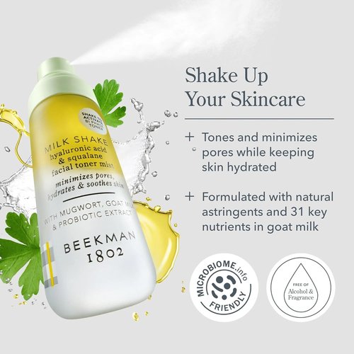 Beekman 1802 Head-To-Toe Milk Shake Bundle - Hydrating Face Mist, Body Oil & Leave-In Treatment