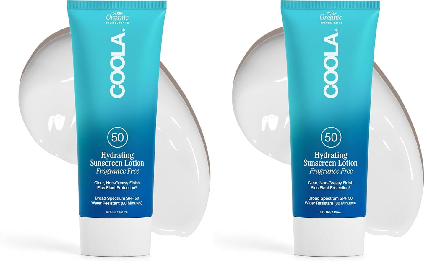 COOLA Organic Sunscreen SPF 50 - Dermatologist Tested Body Lotion for Daily Protection | 5 Fl Oz, Vegan & Gluten Free