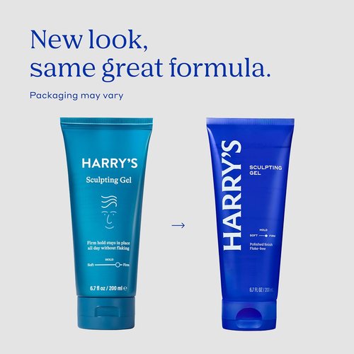 Harry's Sculpting Hair Gel for Men - Firm Hold & Polished Finish | 6.7 fl oz - Alcohol-Free Formula
