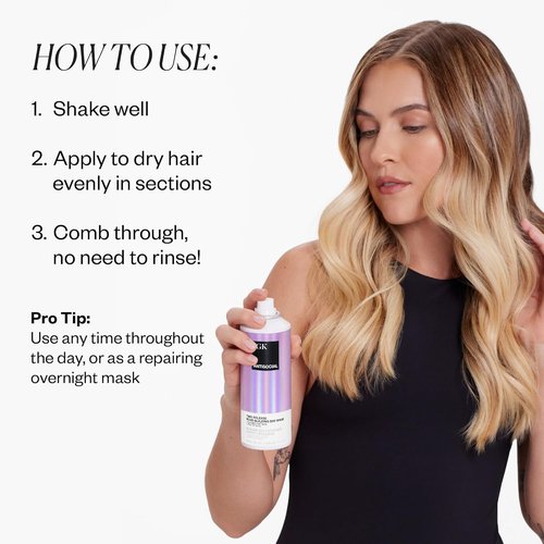 IGK ANTISOCIAL Bond-Building Dry Hair Mask - Repair, Soften & Shine | Vegan & Cruelty-Free | 1.7 Oz