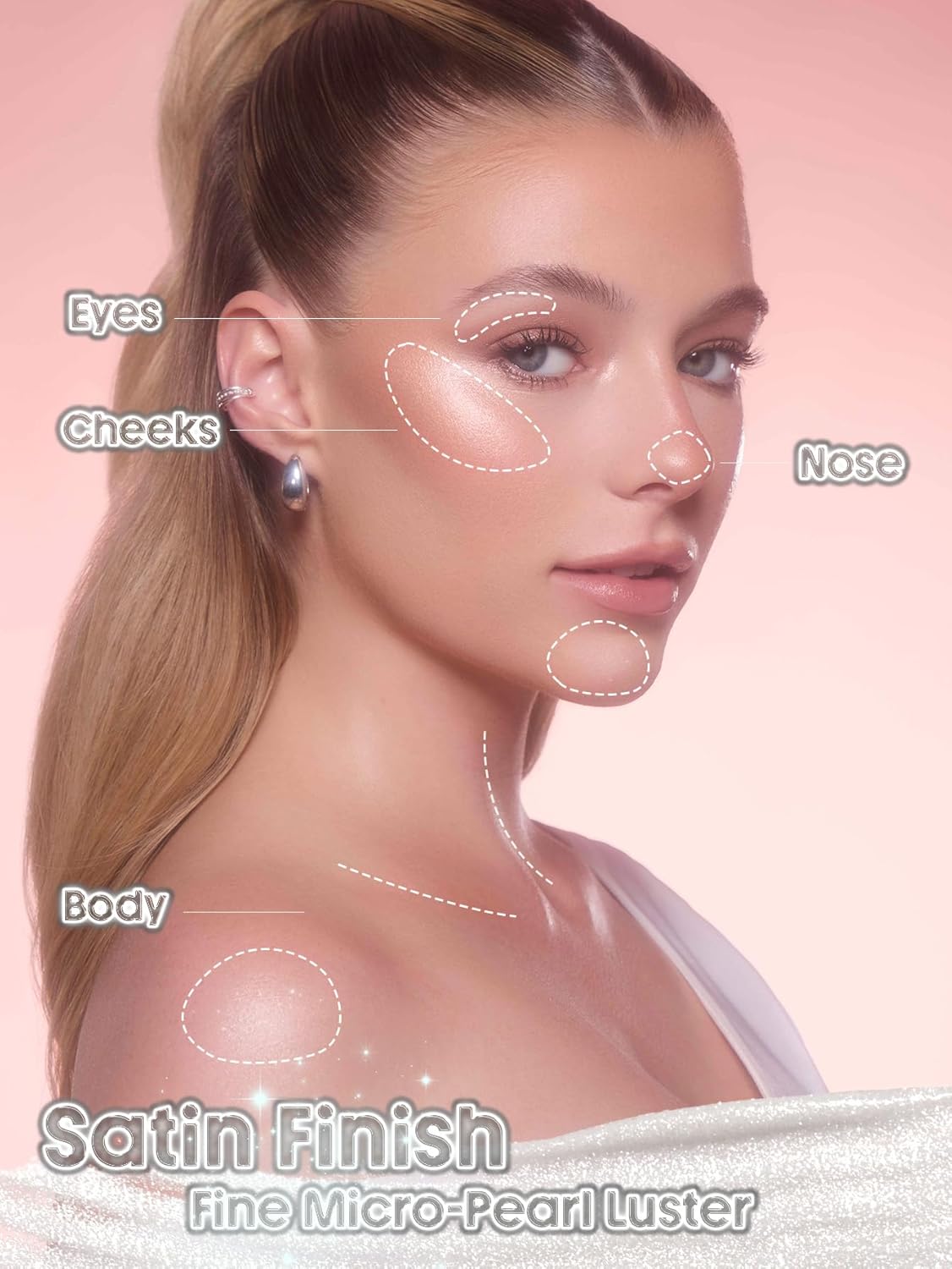 SheGlam Buttery Bling Highlighter Stick - Creamy Gold Makeup for Radiant Face Glow