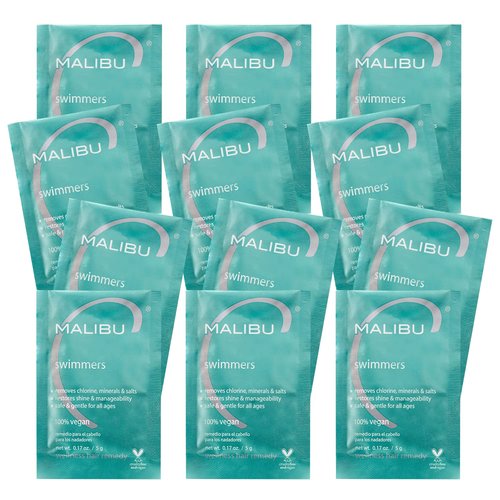 Malibu C Swimmers Wellness Hair Remedy - Protects Against Chlorine Discoloration - Hydrating Vitamin C Complex for Healthier Hair