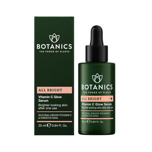 Botanics Vitamin C Face Serum - Brightening Glow with Natural-Origin Vitamin C - Vegan & Cruelty-Free (1 Fl Oz)