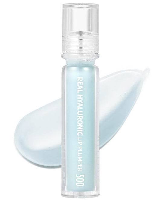 WELLAGE Real Hyaluronic Lip Plumper - High Shine Clear Gloss for Instant Volume & Hydration | 0.12 fl. oz.