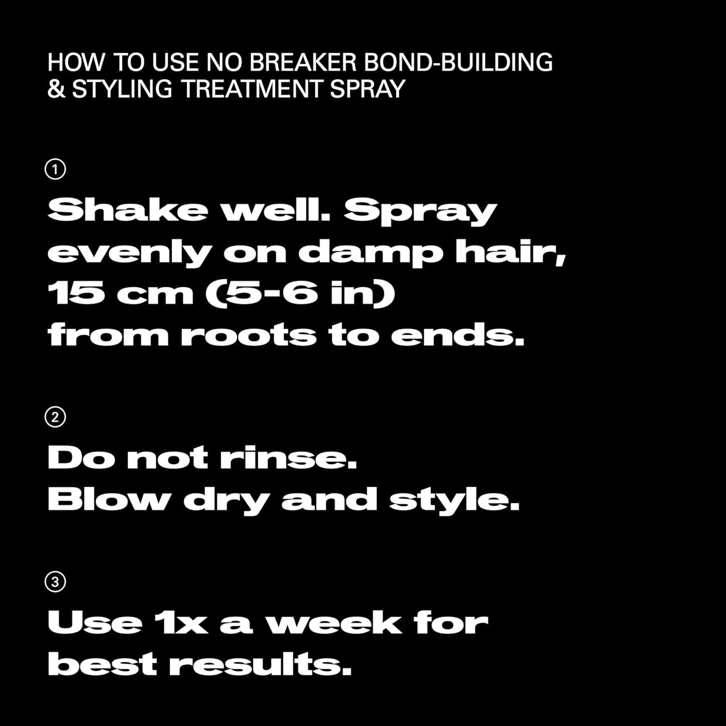 Sebastian Professional No Breaker Styling Treatment Spray - Leave-In Repair for Stronger Hair | 3.38 fl oz