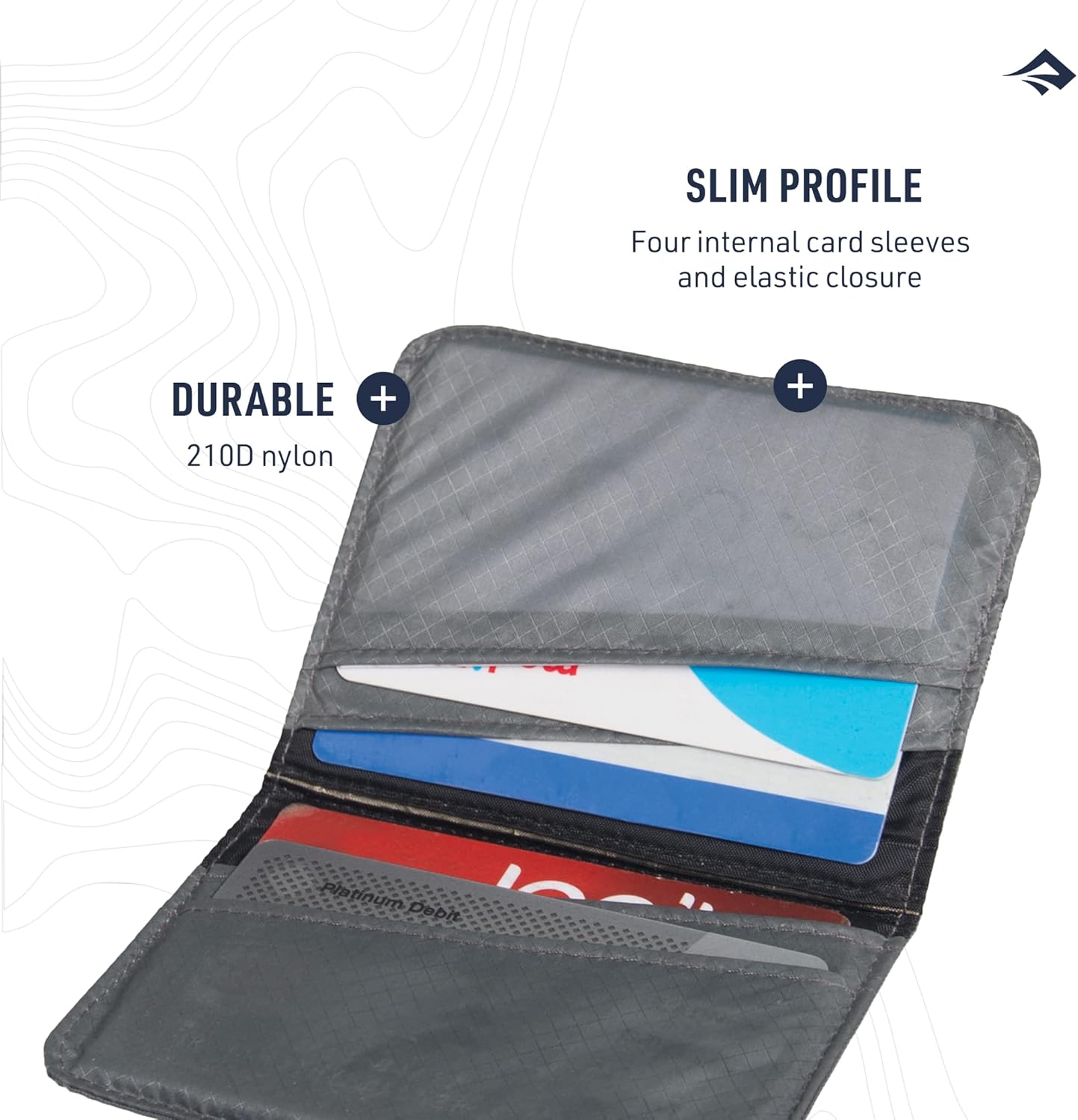 Sea to Summit RFID Card Holder - Lightweight Travel Accessory in Beluga Grey