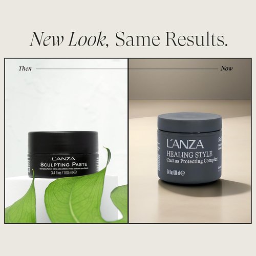 L'ANZA Healing Style Sculpting Paste - Strong Hold Hair Styling & Definition - 3.4 Fl Oz