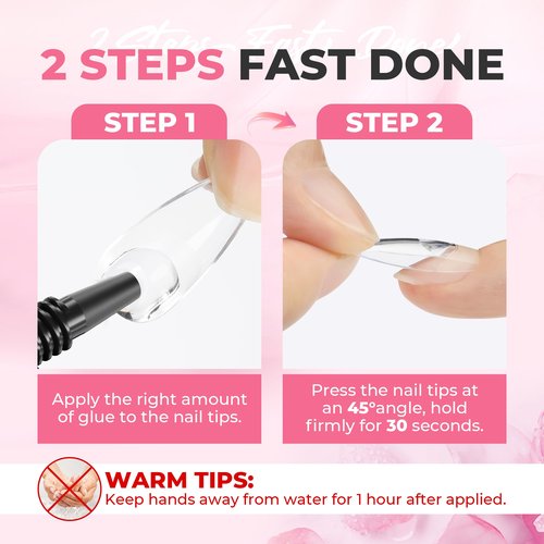 UNA GELLA Super Strong Nail Glue for Press On Nails: 20g, Soft Gel Nail Tips No Lamp Need, Fast-curing, Long Lasting, Semi Solid Gel Nail Glue for Fake False Acrylic Nails