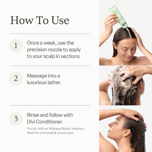 Divi Clarifying Scalp Reset Shampoo - Deep Cleansing Treatment for Product Buildup & Hard Water
