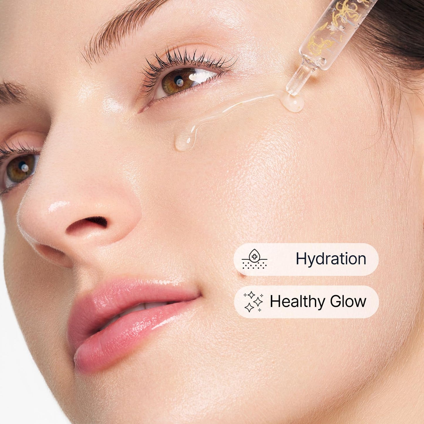 SUNGBOON EDITOR Glow Intensive Silk Peptide Ampoule - Hydrating Copper Peptides Serum for Smooth Skin | 1.35 fl oz