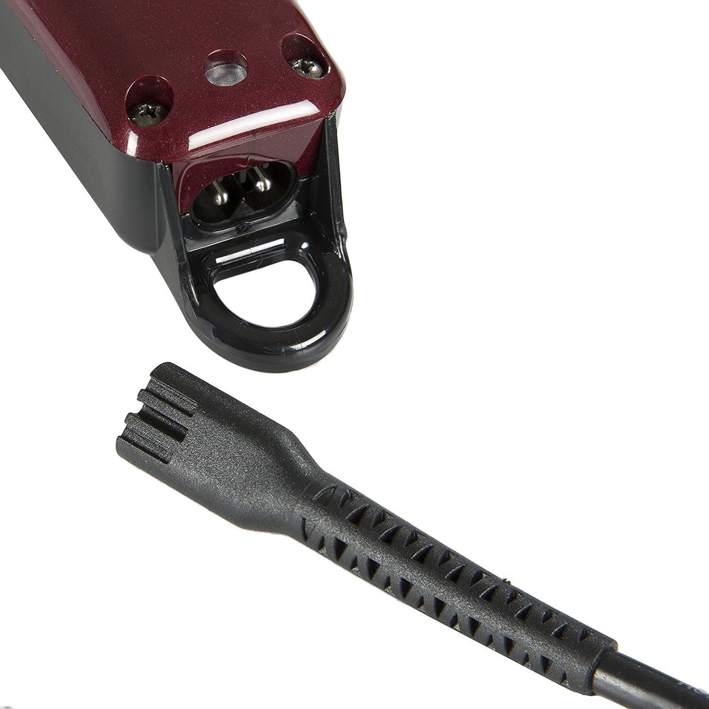 Wahl Professional 5-Star Magic Clip #8148 - Precision Cordless Fade Clipper for Barbers - Includes Bonus Neck Duster (Burgundy)