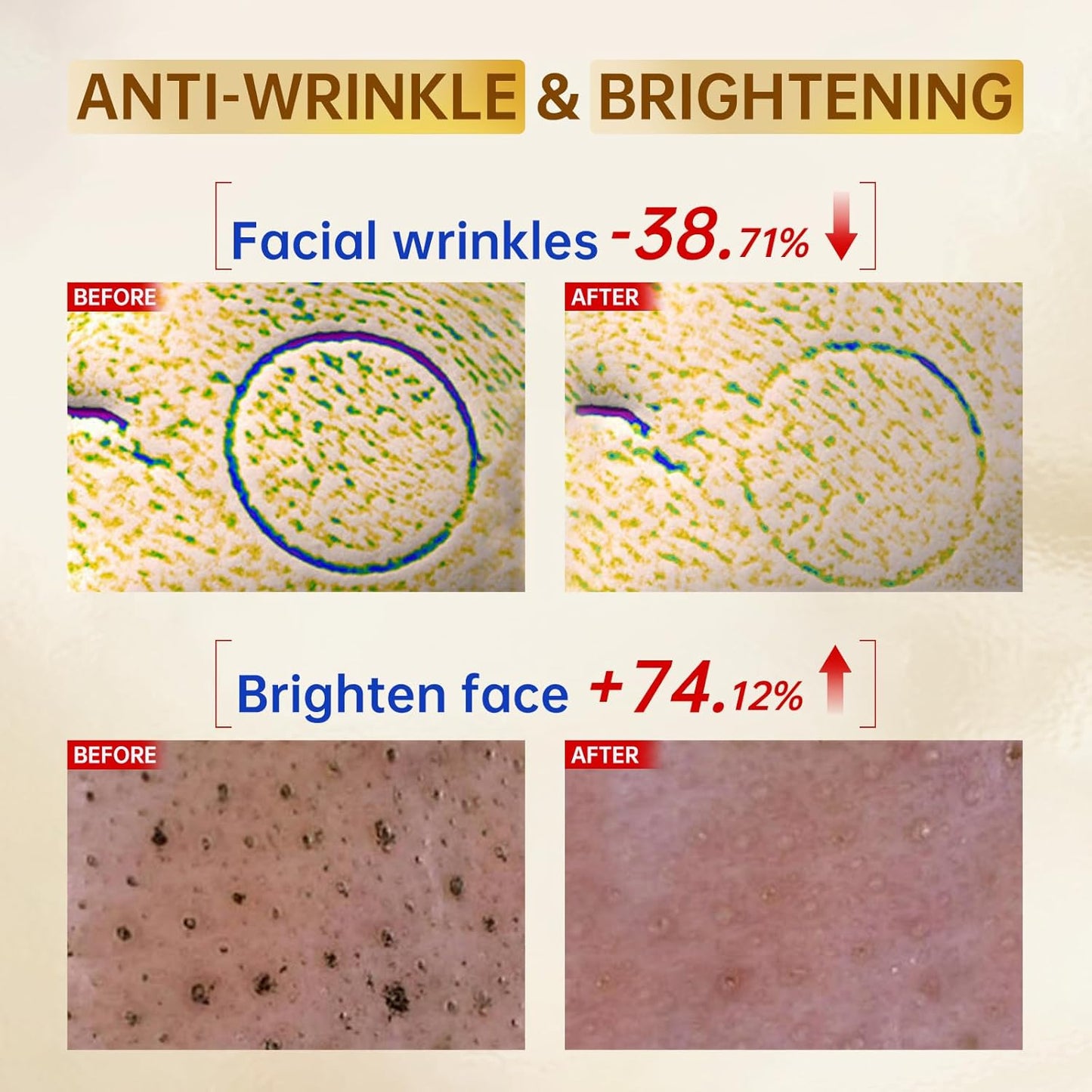 Skiennix Vitamin C Face Serum - Brightening Formula with Hyaluronic Acid & Vitamin E, 30ml