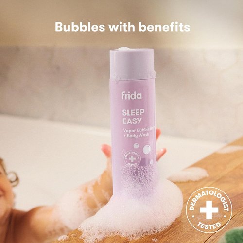Frida Baby Lavender Bubble Bath & Body Wash - Calming, Tear-Free Formula for Toddlers & Babies | 10oz