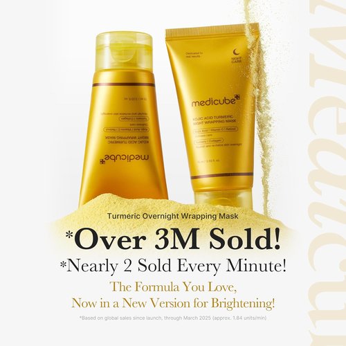 Medicube Kojic Acid Turmeric Peel-Off Mask - Brightens & Defends Skin Stress | 2.53 fl. oz.